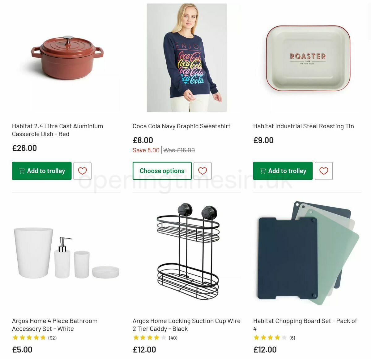 Argos Offers from 2 August