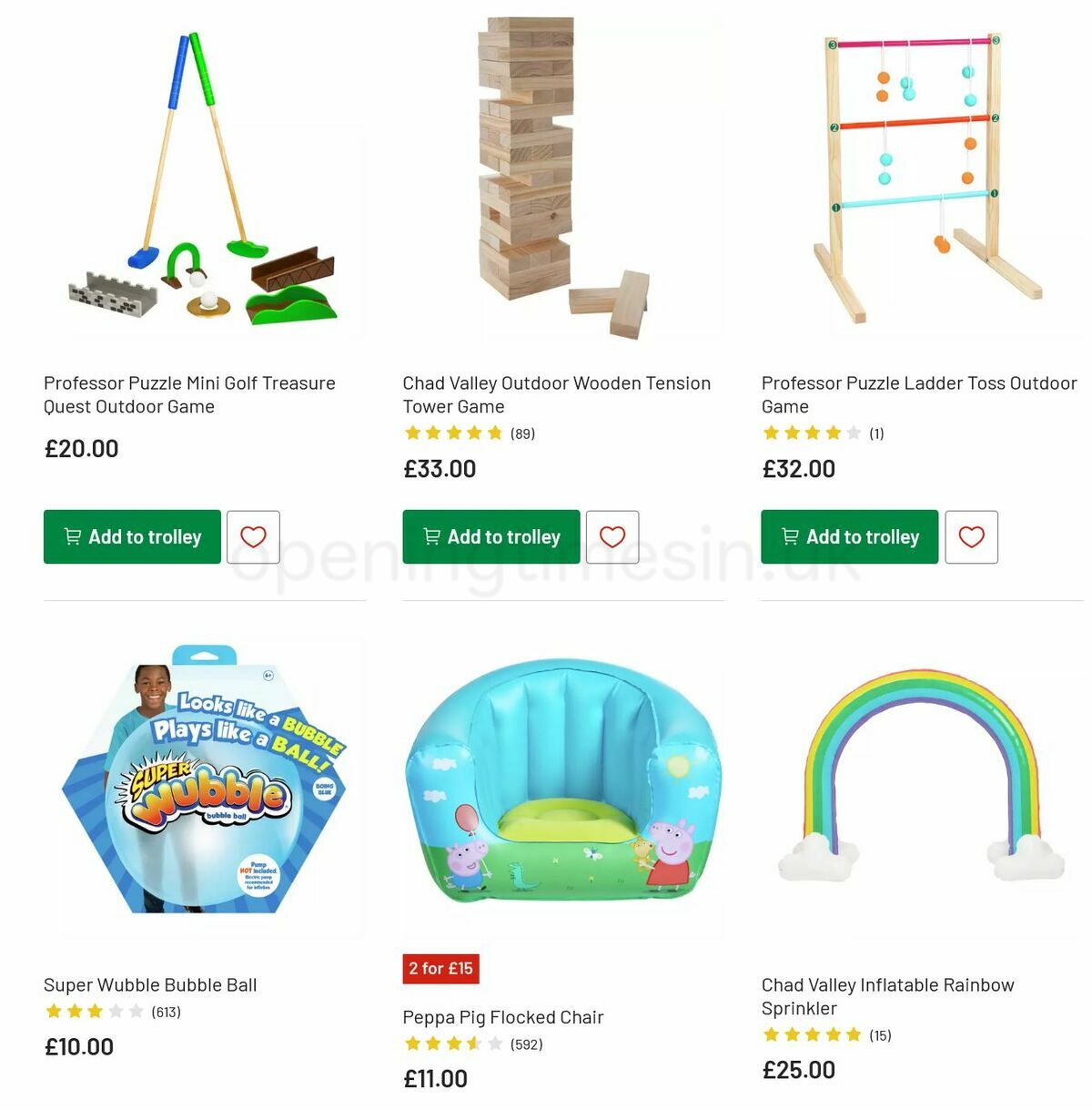 Argos Offers from 2 August