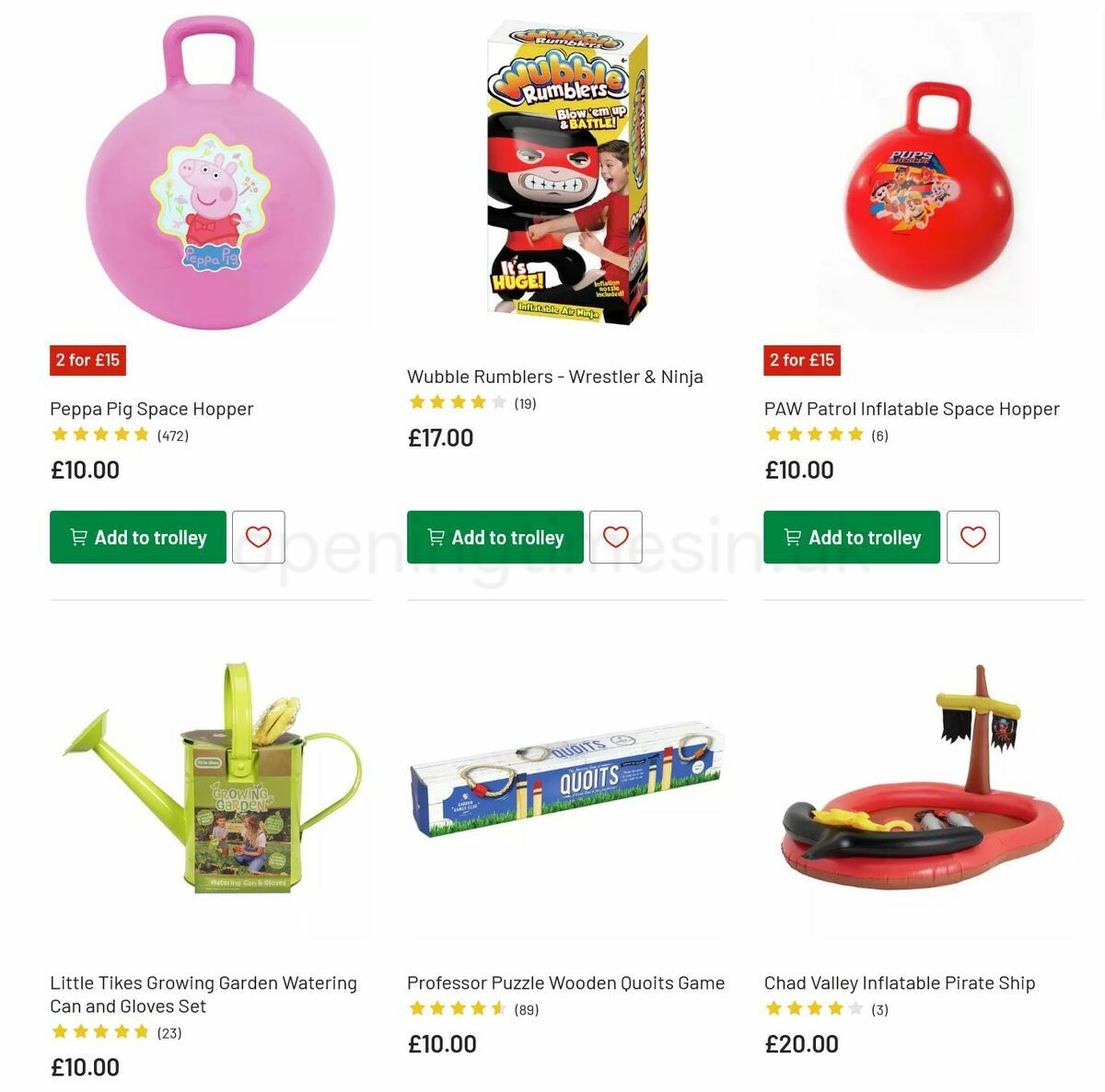 Argos Offers from 2 August