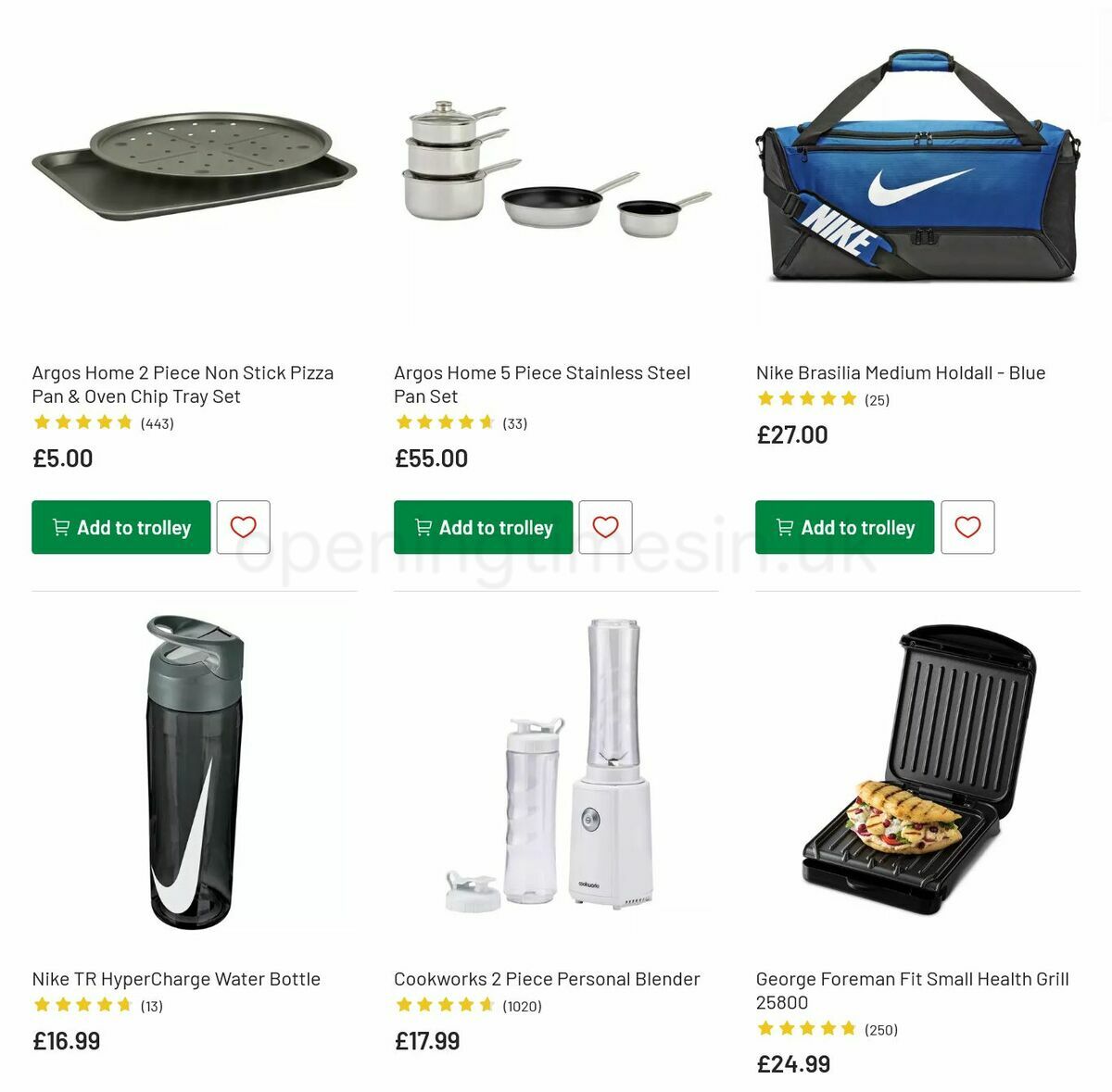 Argos Offers from 2 August