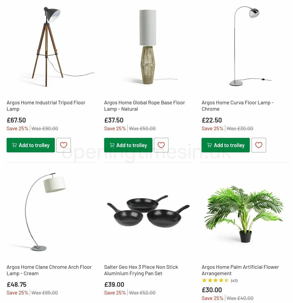 Argos Offers from 31 August