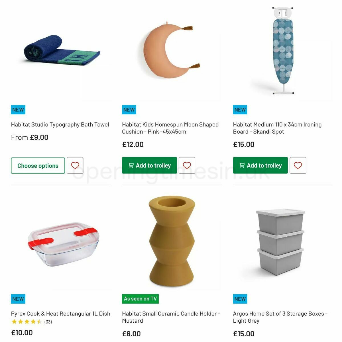 Argos Offers from 20 September