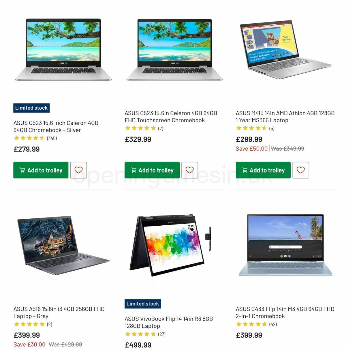 Argos Offers from 20 September