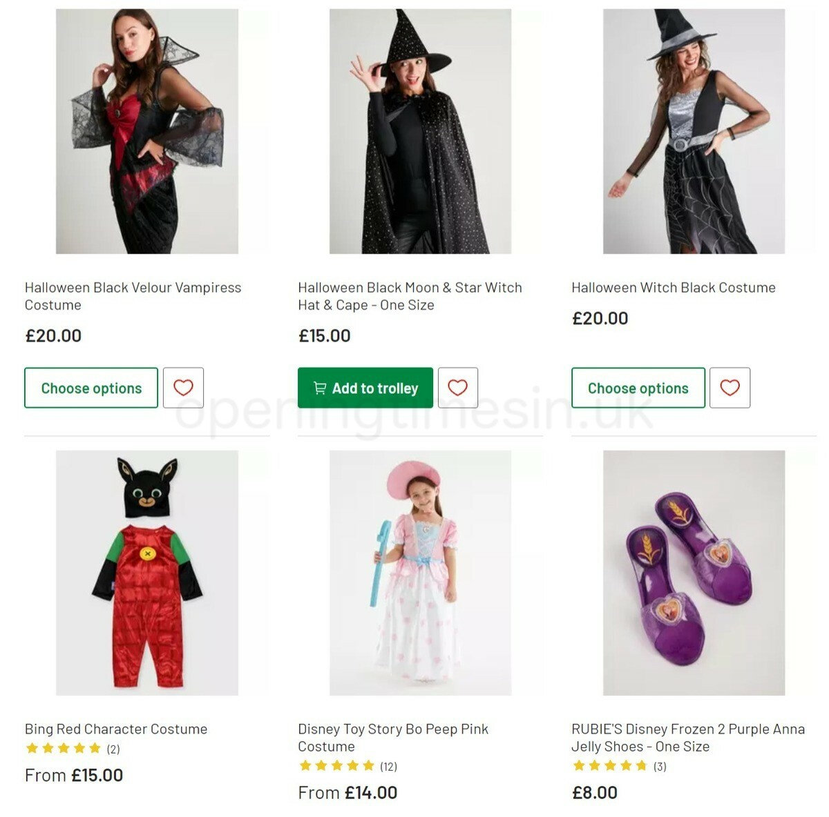 Argos Halloween Offers from 4 October