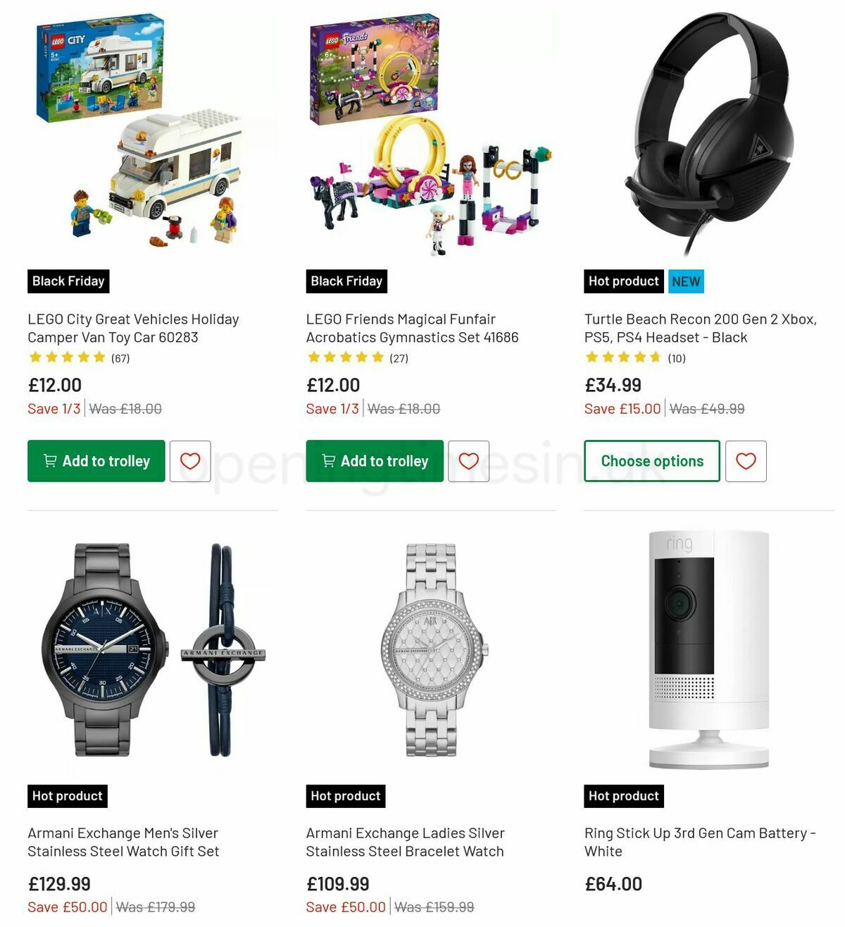 Argos Offers from 26 November