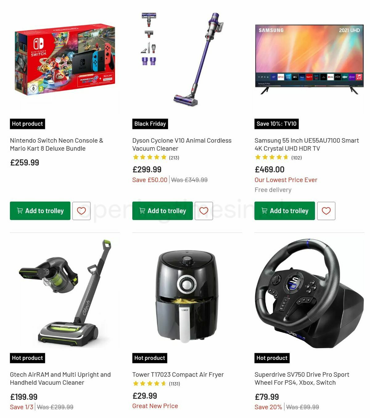 Argos Offers from 26 November