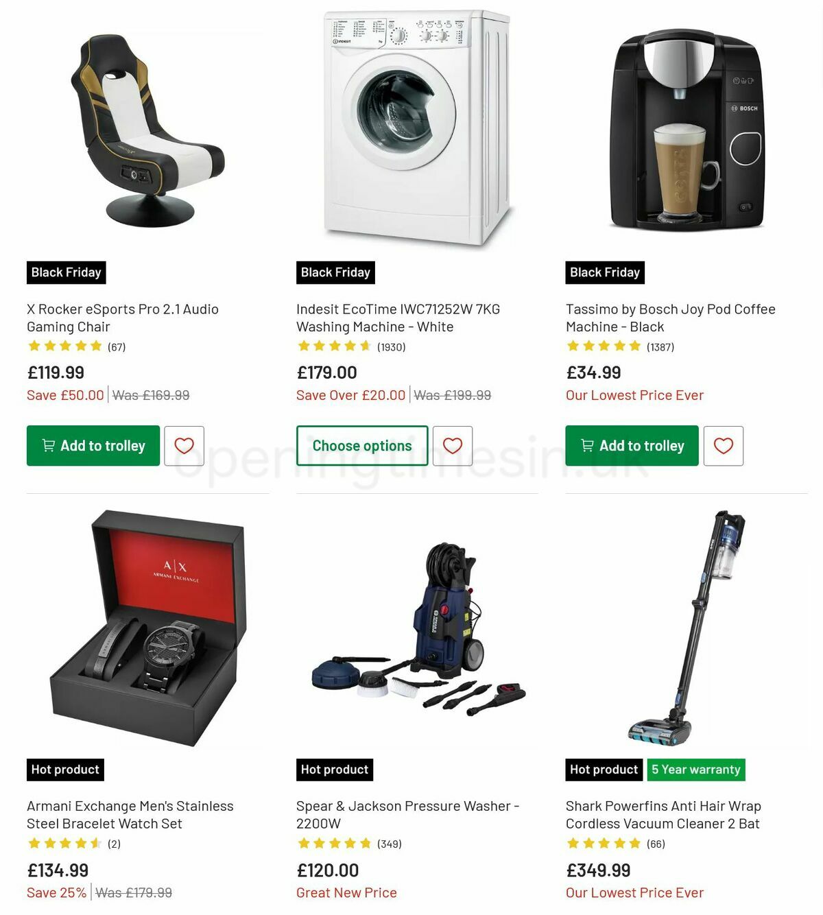 Argos Offers from 26 November