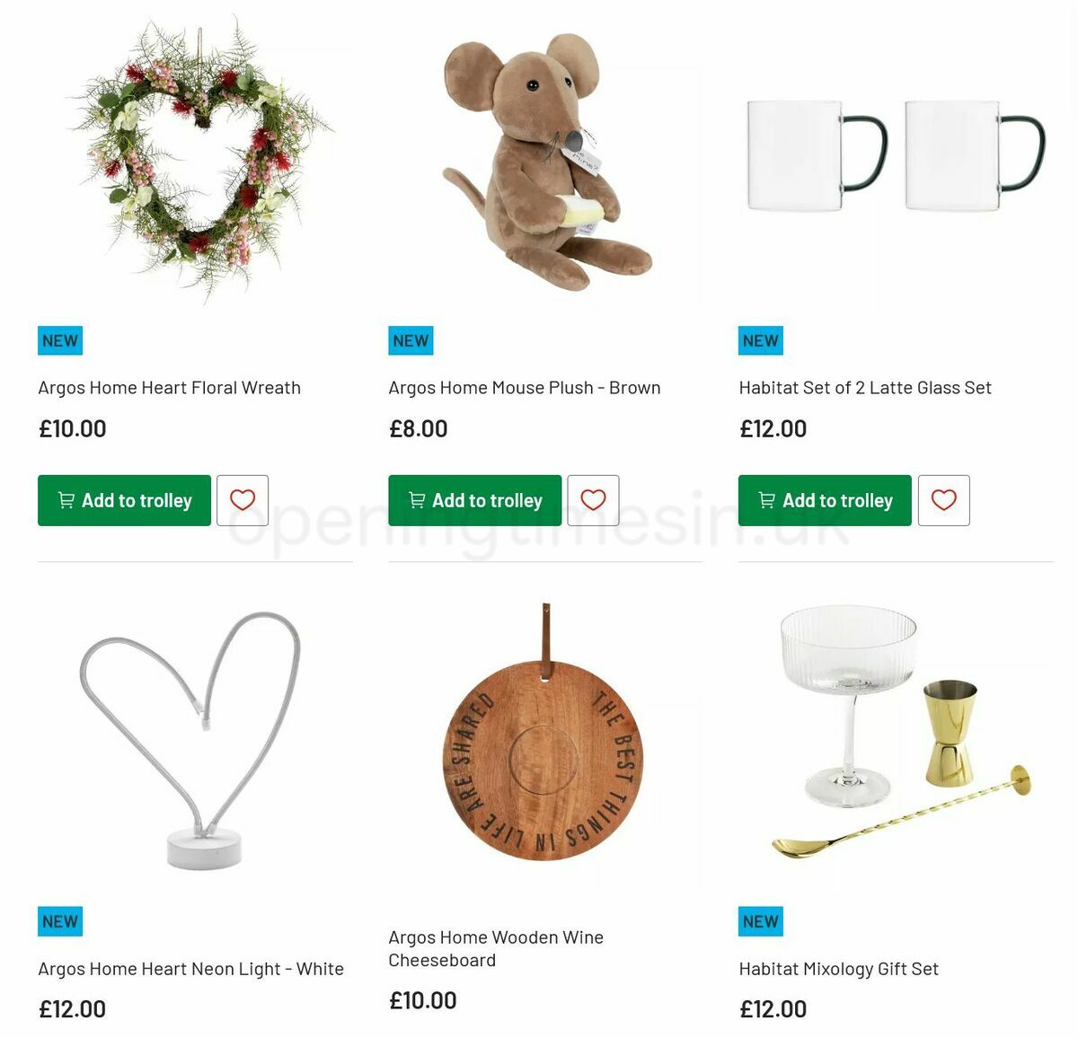 Argos Offers from 1 February