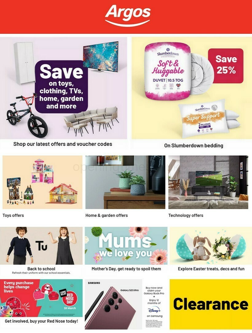 Argos Offers from 28 February
