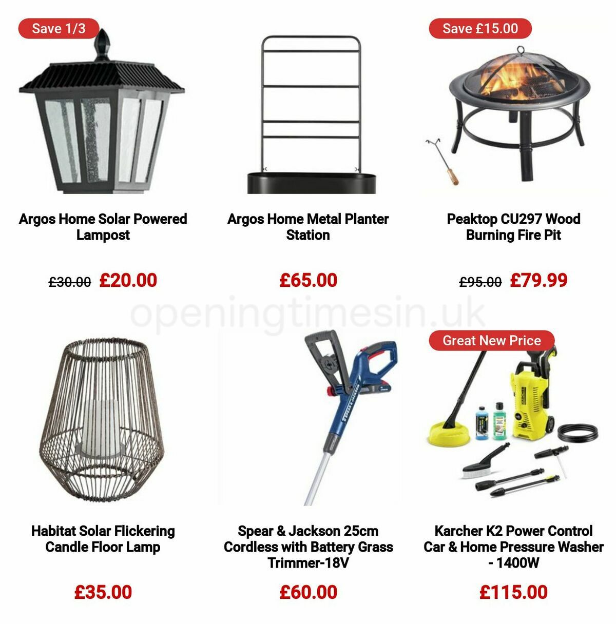 Argos Offers from 25 April