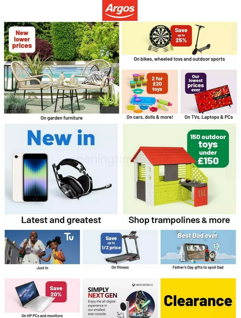 Argos Offers from 6 May