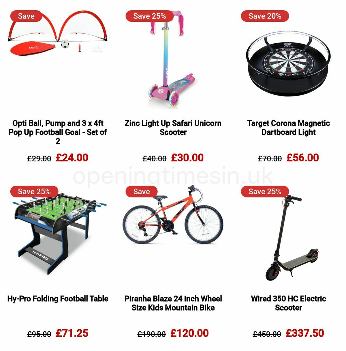 Argos Offers from 6 May