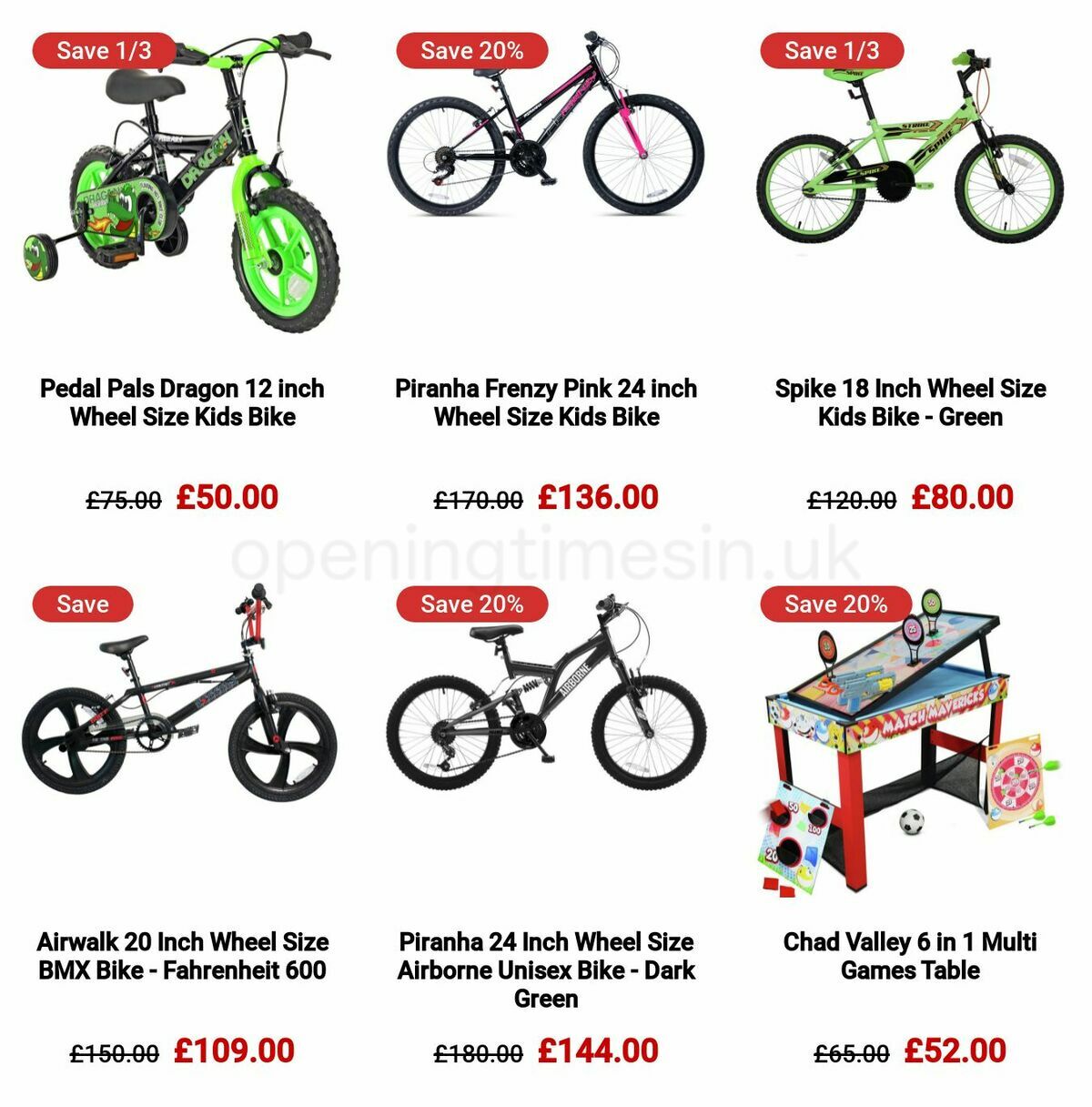 Argos Offers from 6 May