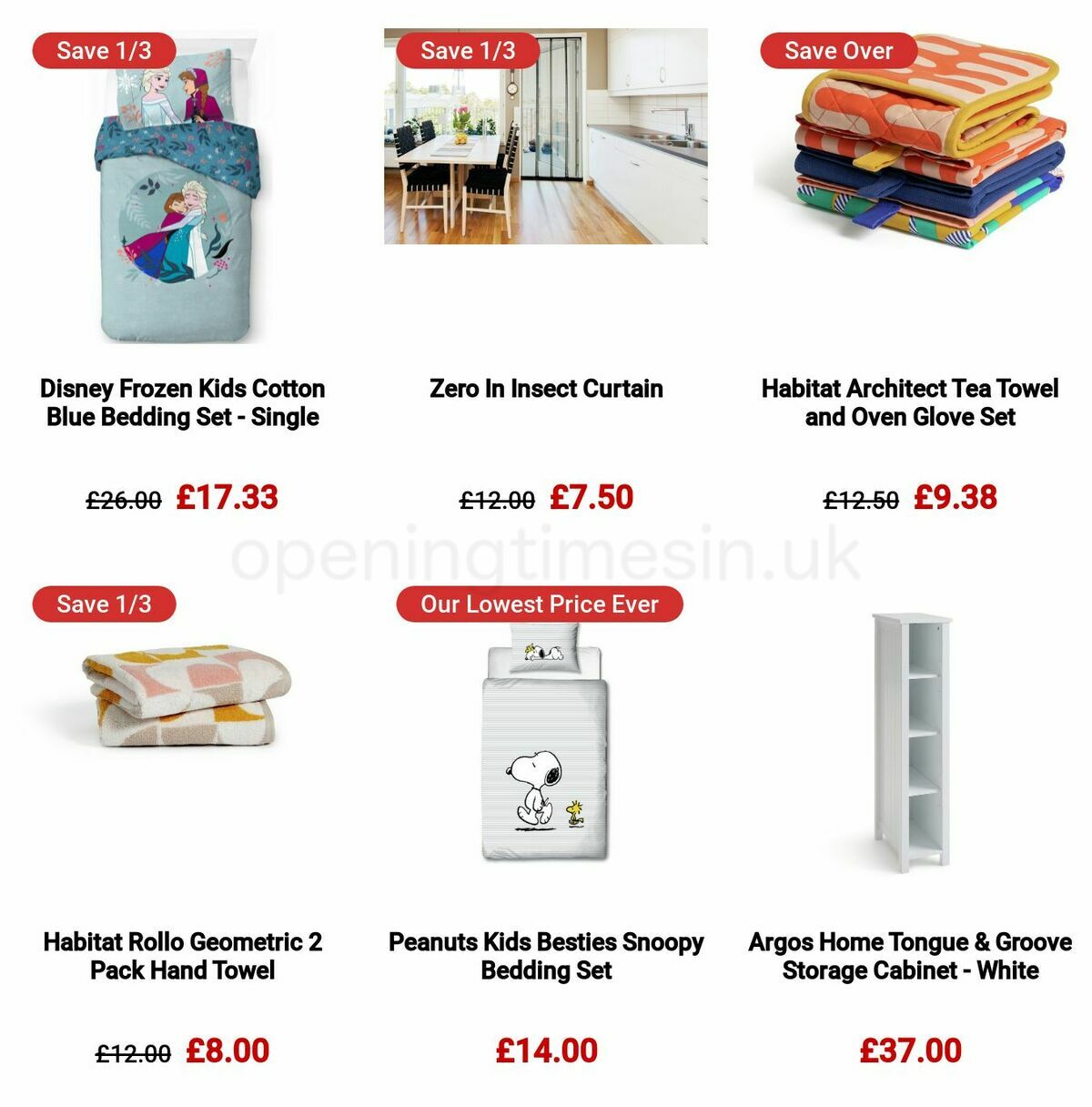 Argos Offers from 12 June