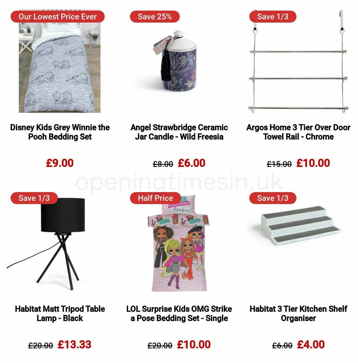 Argos Offers from 12 June