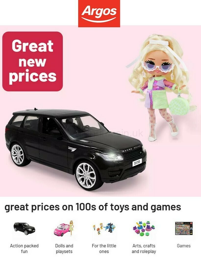 Argos Offers from 11 July