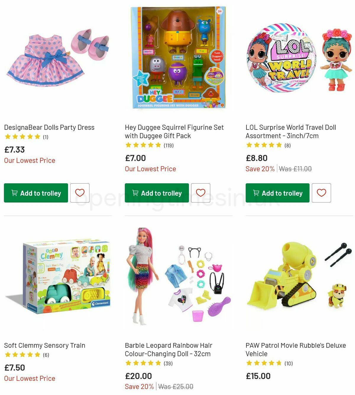 Argos Offers from 11 July