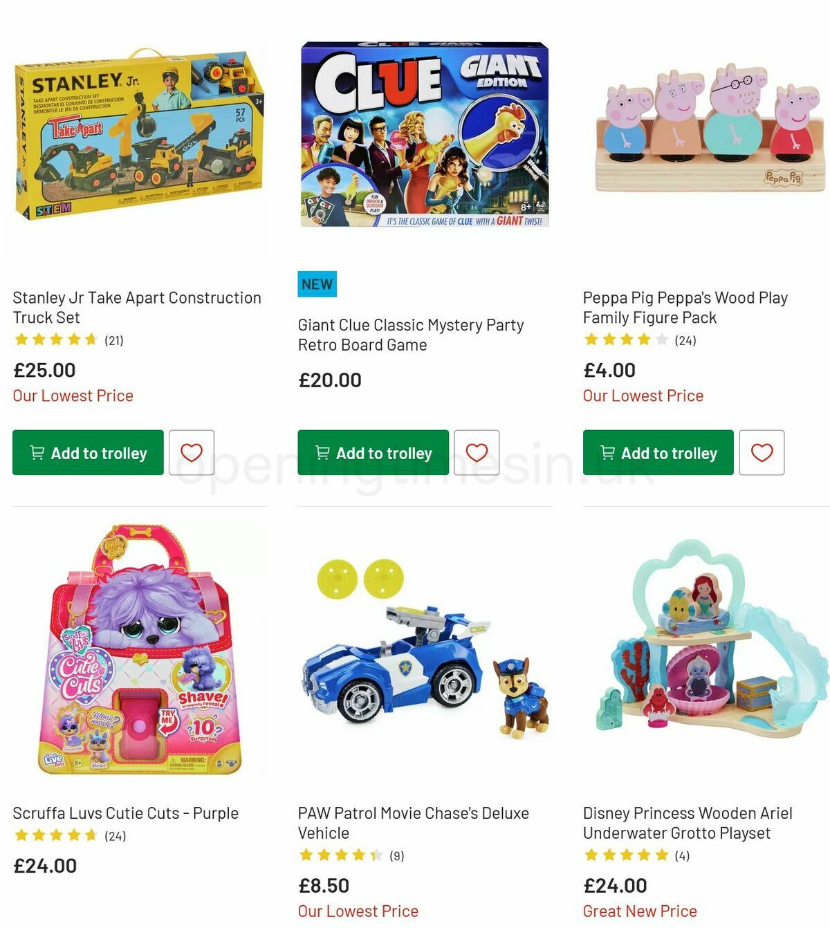 Argos Offers from 11 July