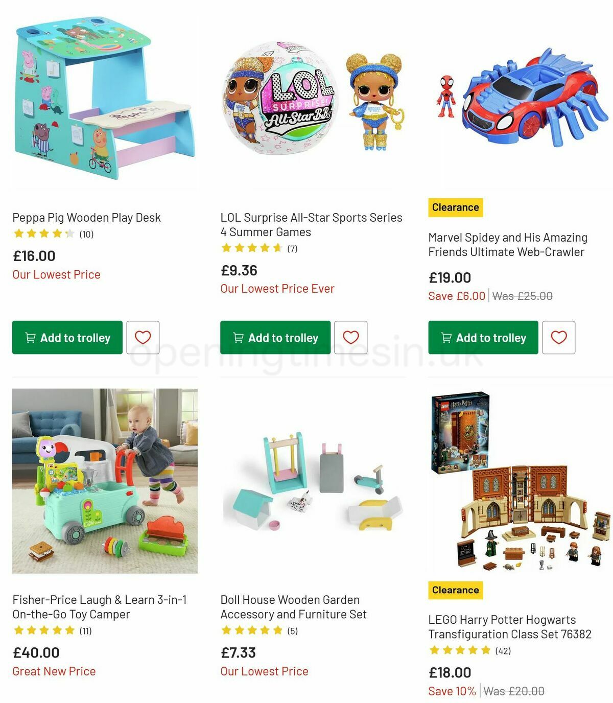Argos Offers from 11 July