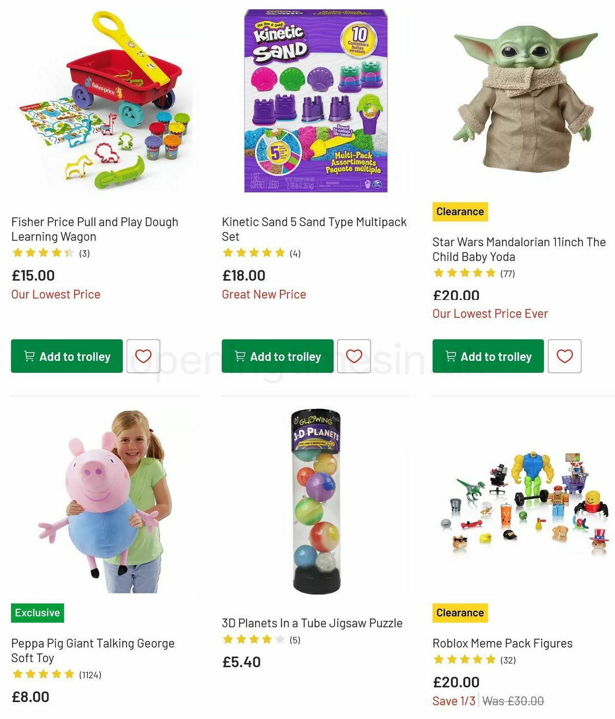 Argos Offers from 11 July