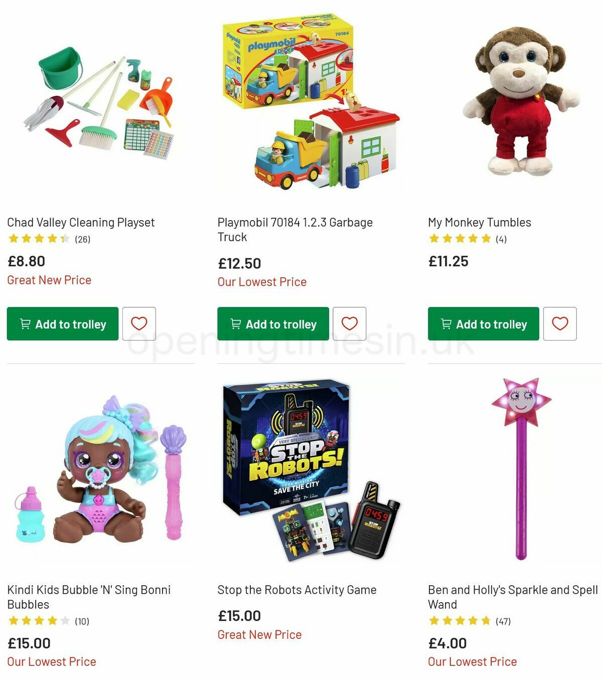 Argos Offers from 11 July