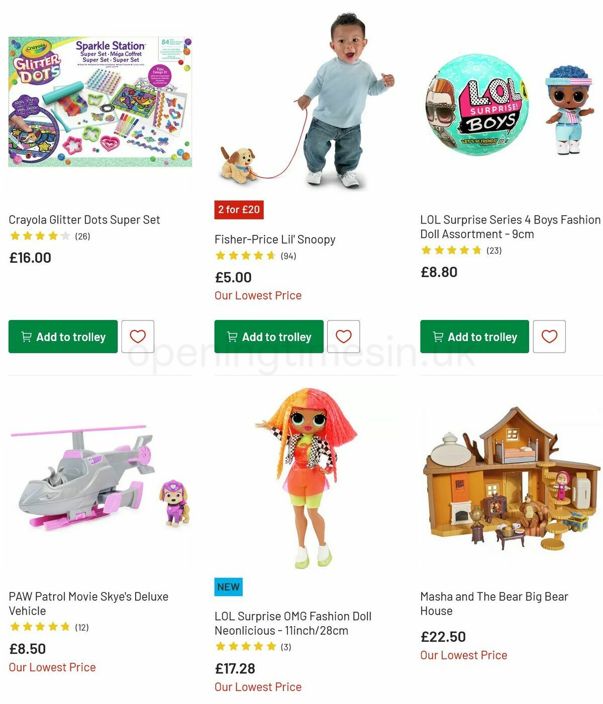 Argos Offers from 11 July