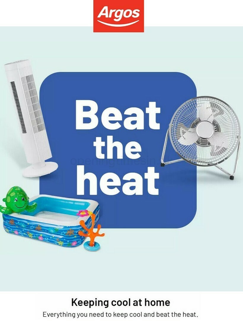 Argos Beat the heat Offers from 25 July