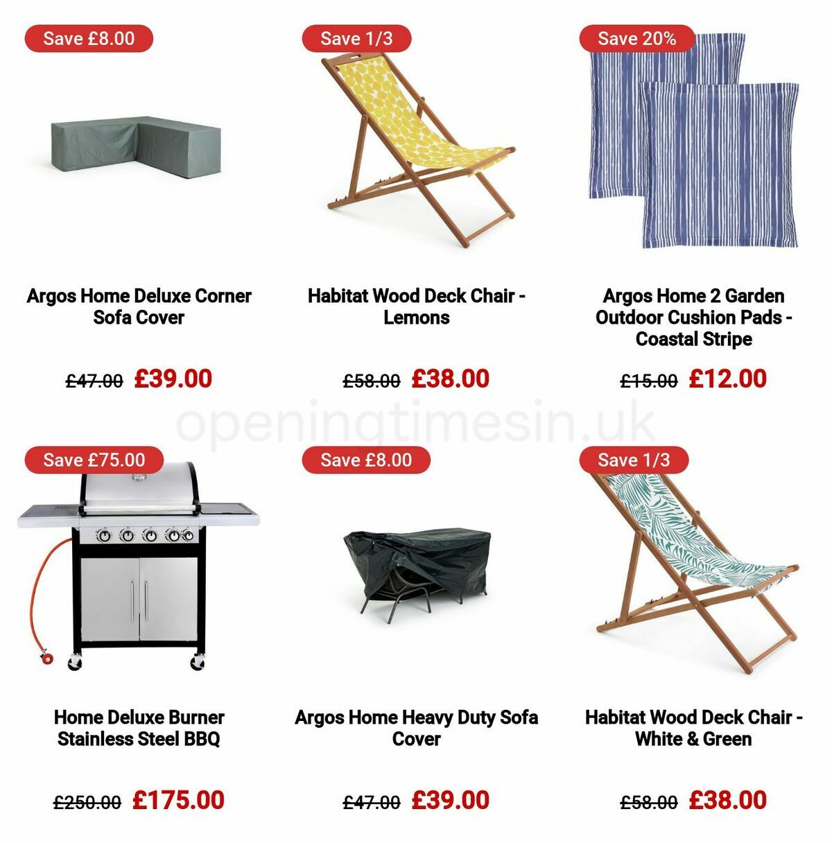 Argos Offers from 8 August