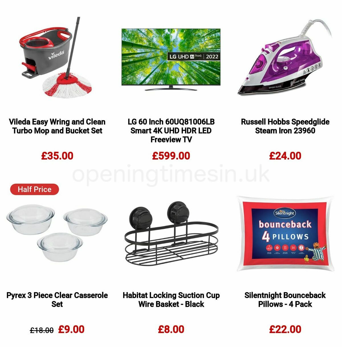 Argos Offers from 22 August