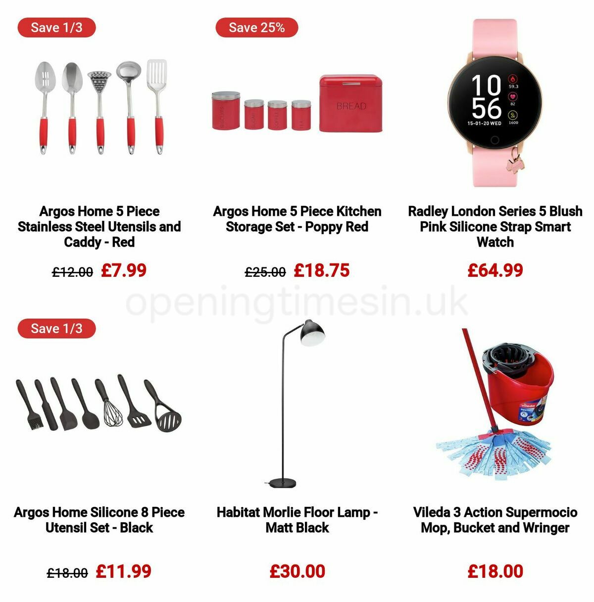 Argos Offers from 22 August