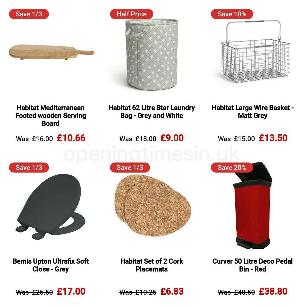 Argos Offers from 10 October