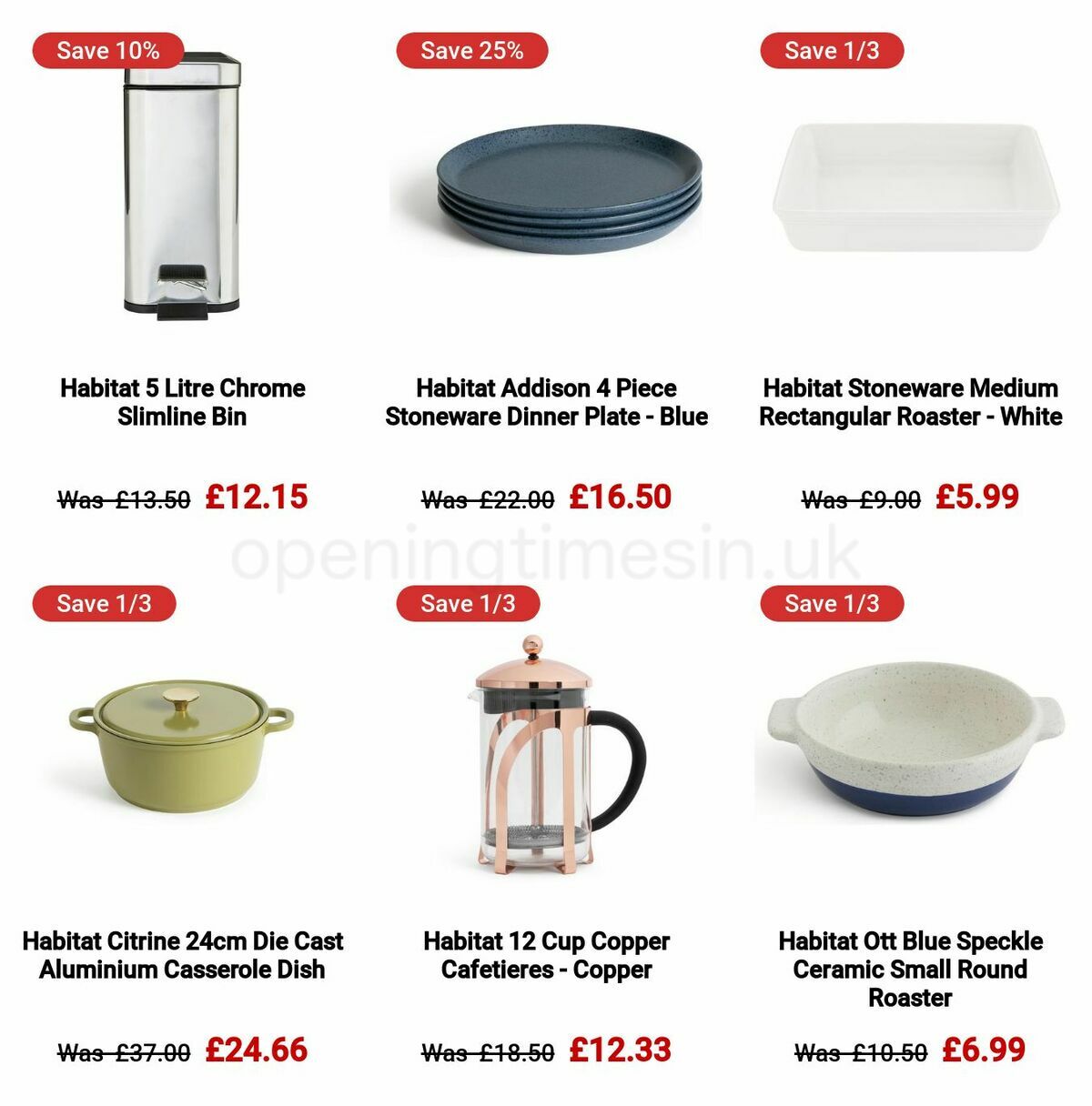 Argos Offers from 10 October