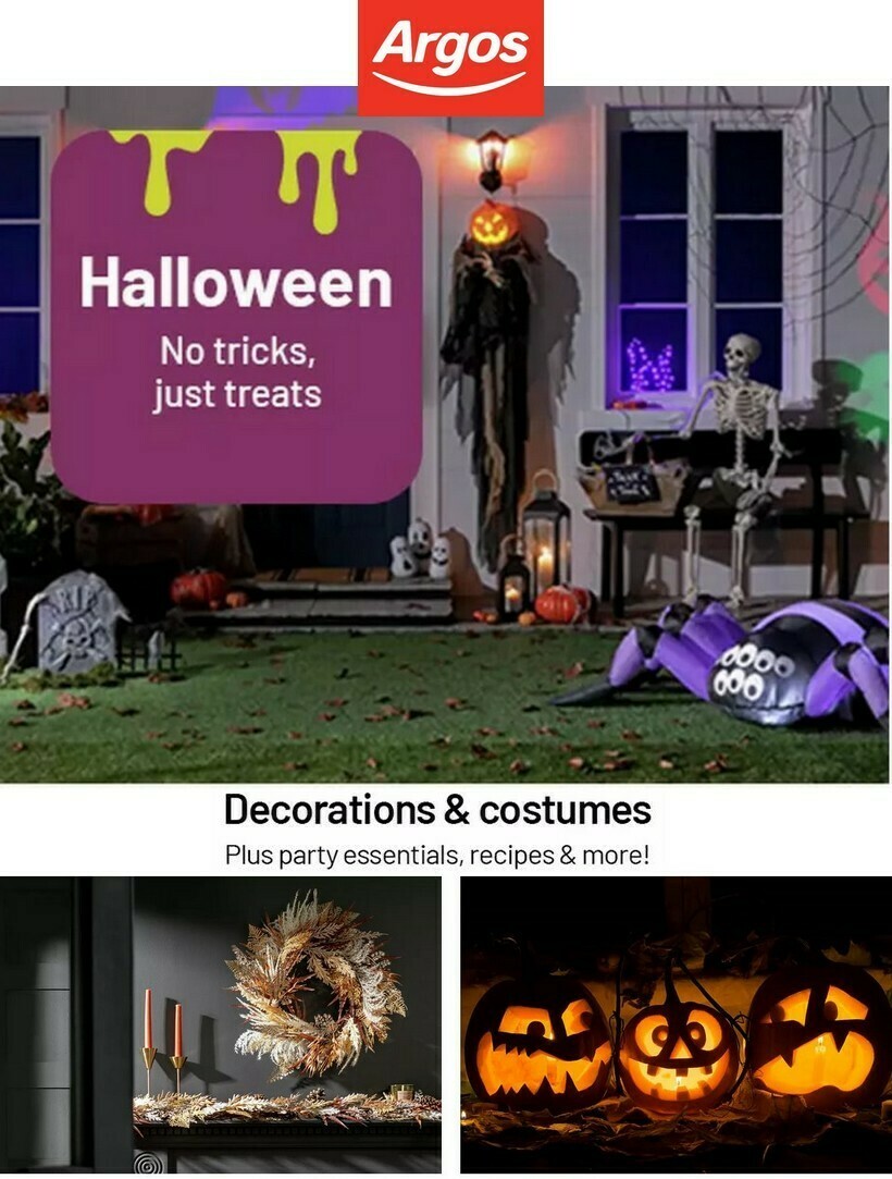 Argos Halloween Offers from 17 October