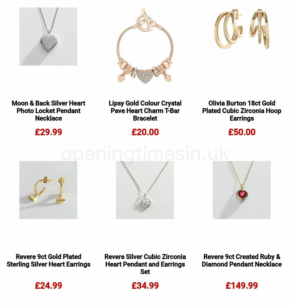 Argos Valentine's Day Offers from 16 January
