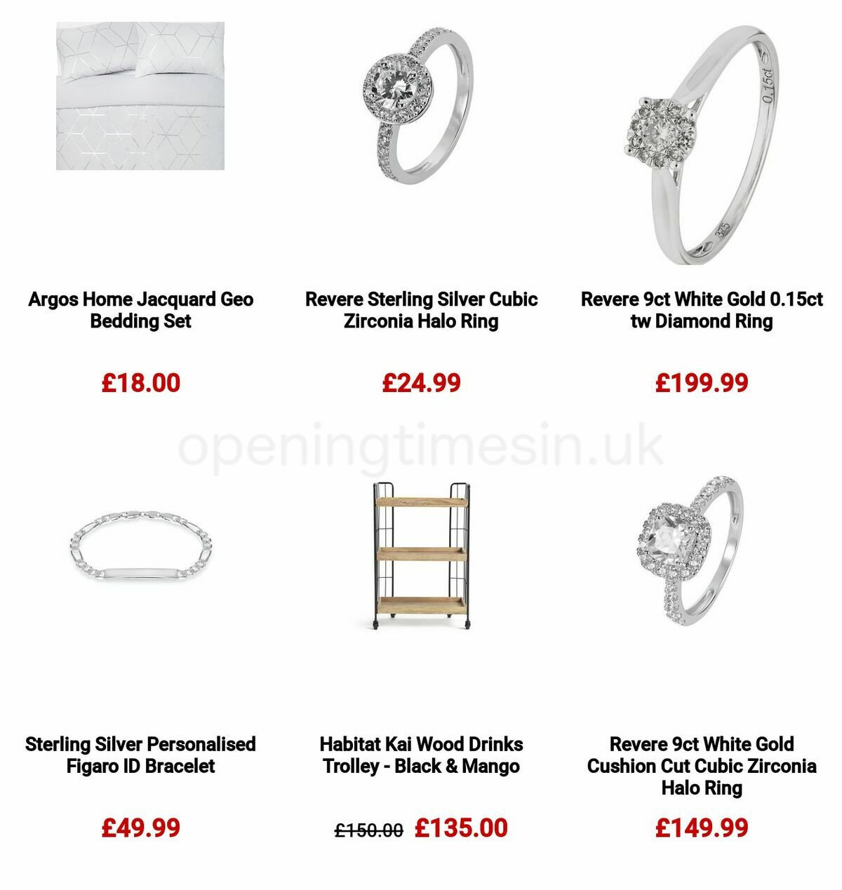 Argos Valentine's Day Offers from 16 January