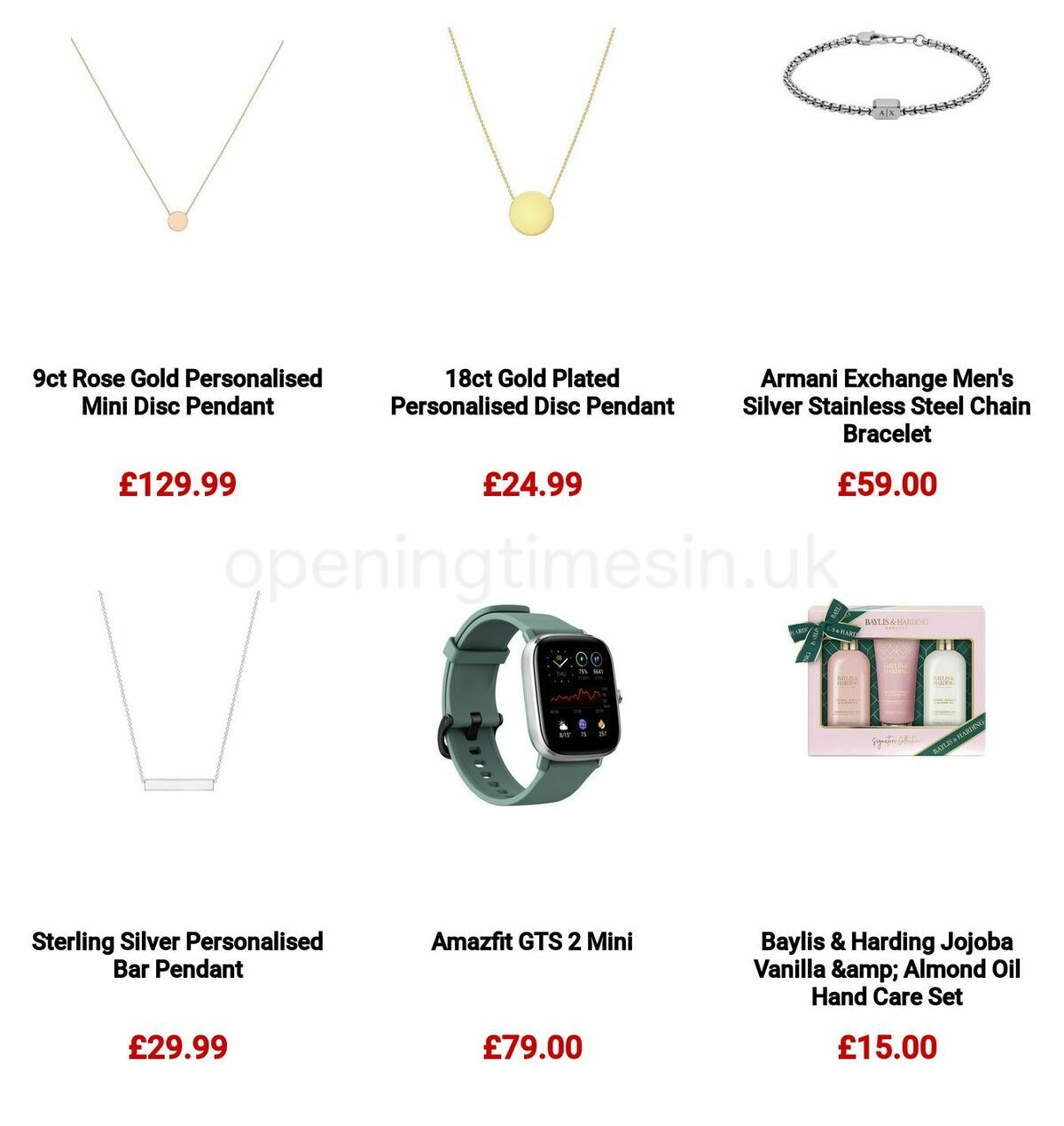 Argos Valentine's Day Offers from 16 January