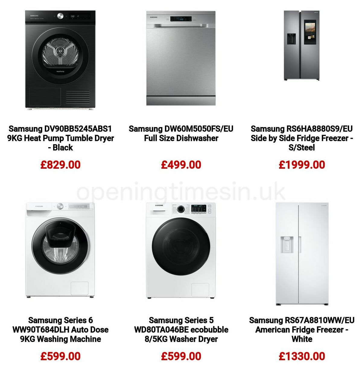 Argos Spruce up your home with Samsung Offers from 16 January