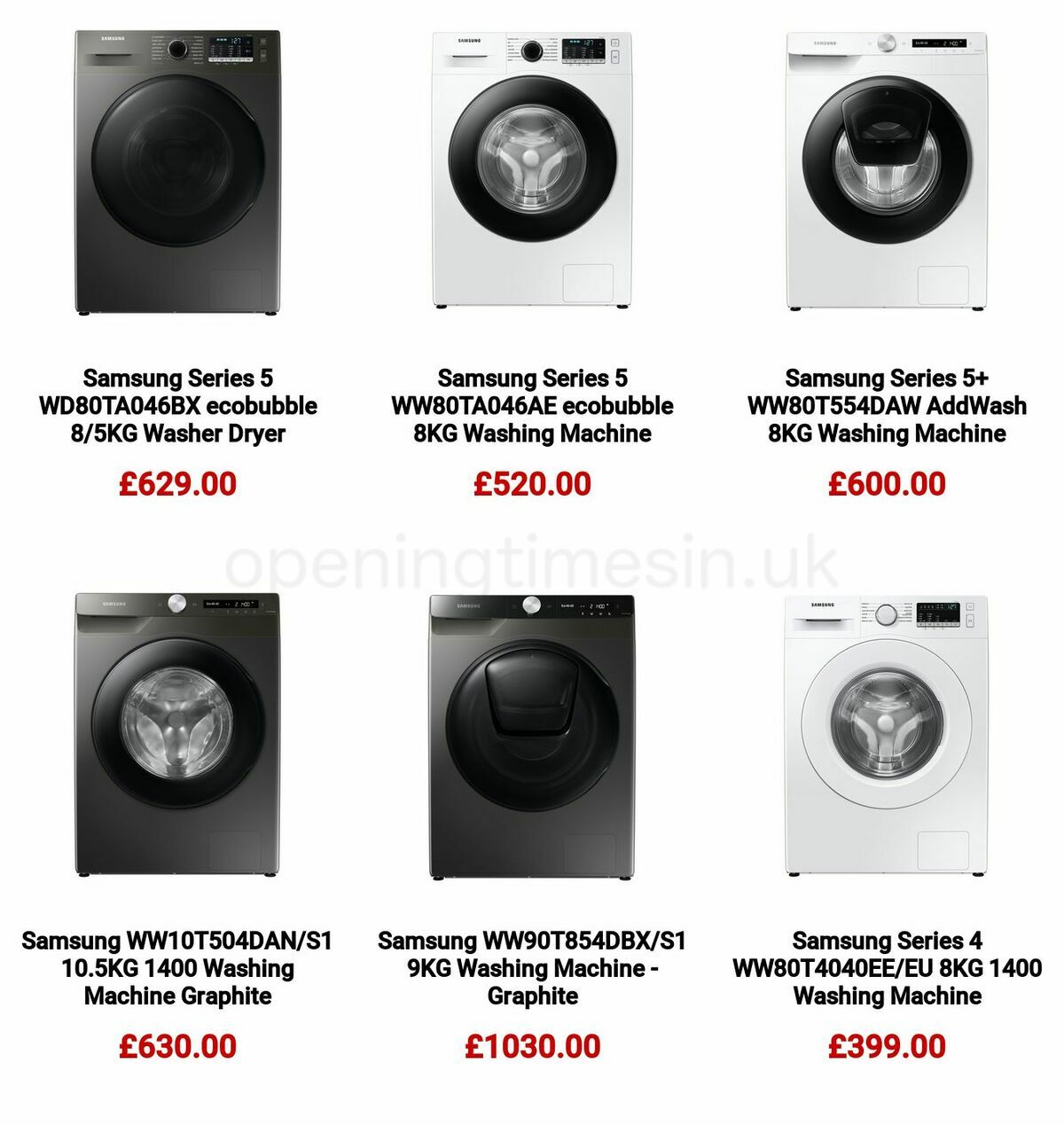 Argos Spruce up your home with Samsung Offers from 16 January