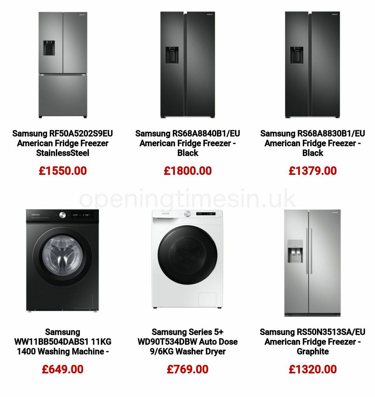 Argos Spruce up your home with Samsung Offers from 16 January