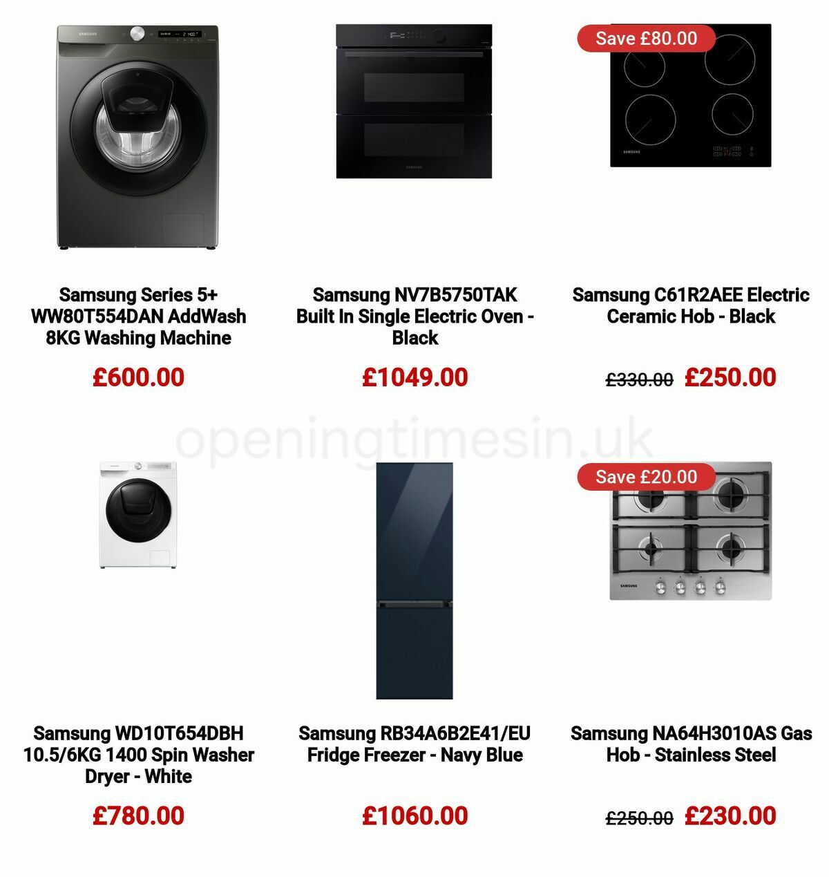 Argos Spruce up your home with Samsung Offers from 16 January