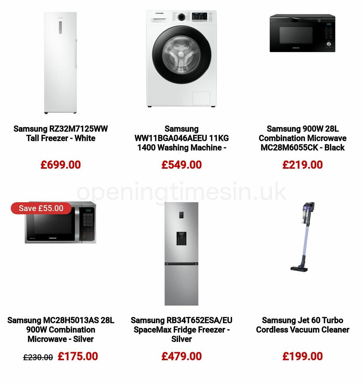 Argos Spruce up your home with Samsung Offers from 16 January