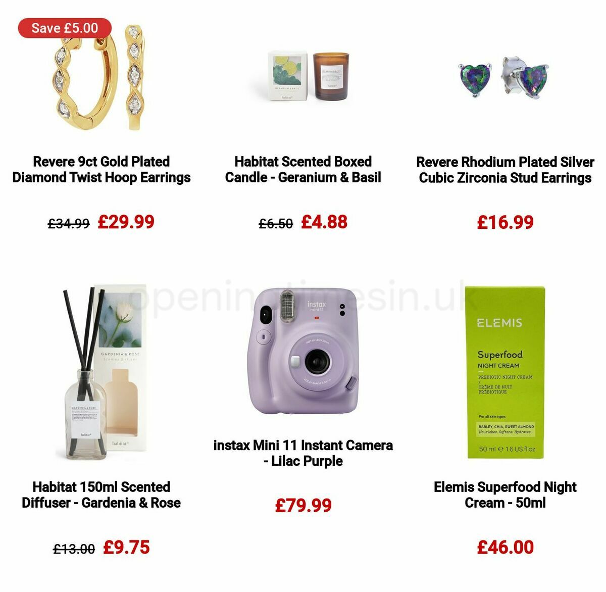 Argos Mother's Day Offers from 24 February