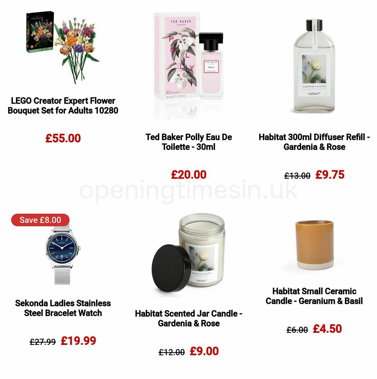 Argos Mother's Day Offers from 24 February