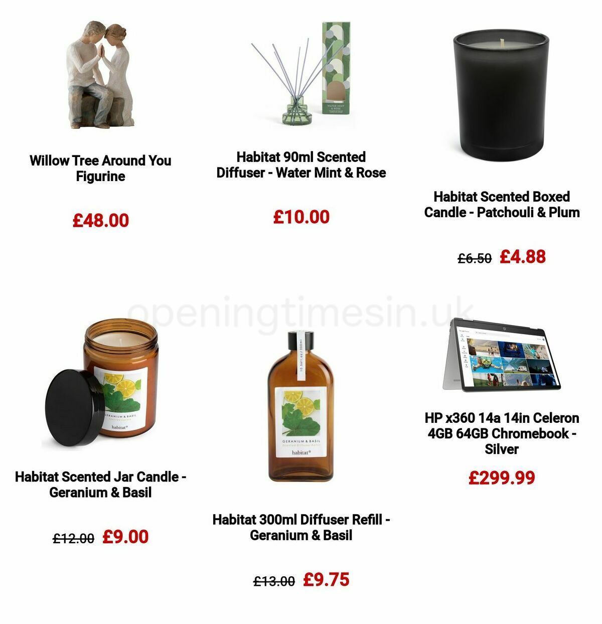 Argos Mother's Day Offers from 24 February