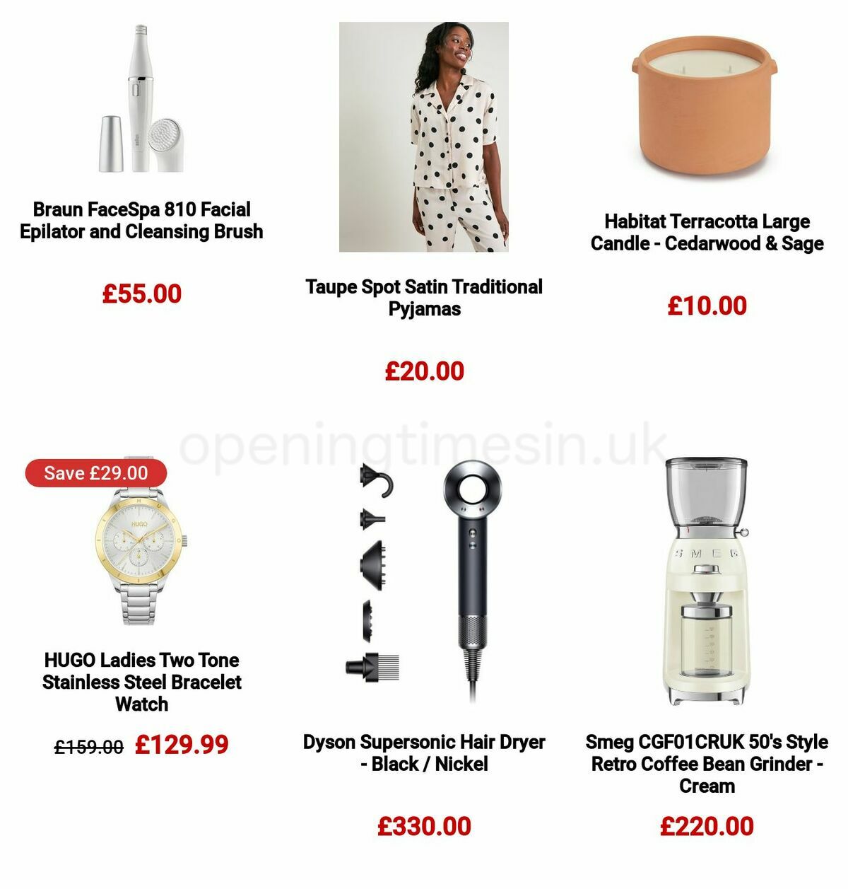 Argos Mother's Day Offers from 24 February