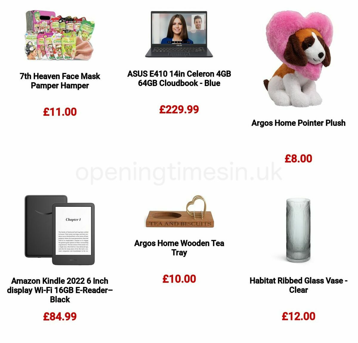 Argos Mother's Day Offers from 24 February