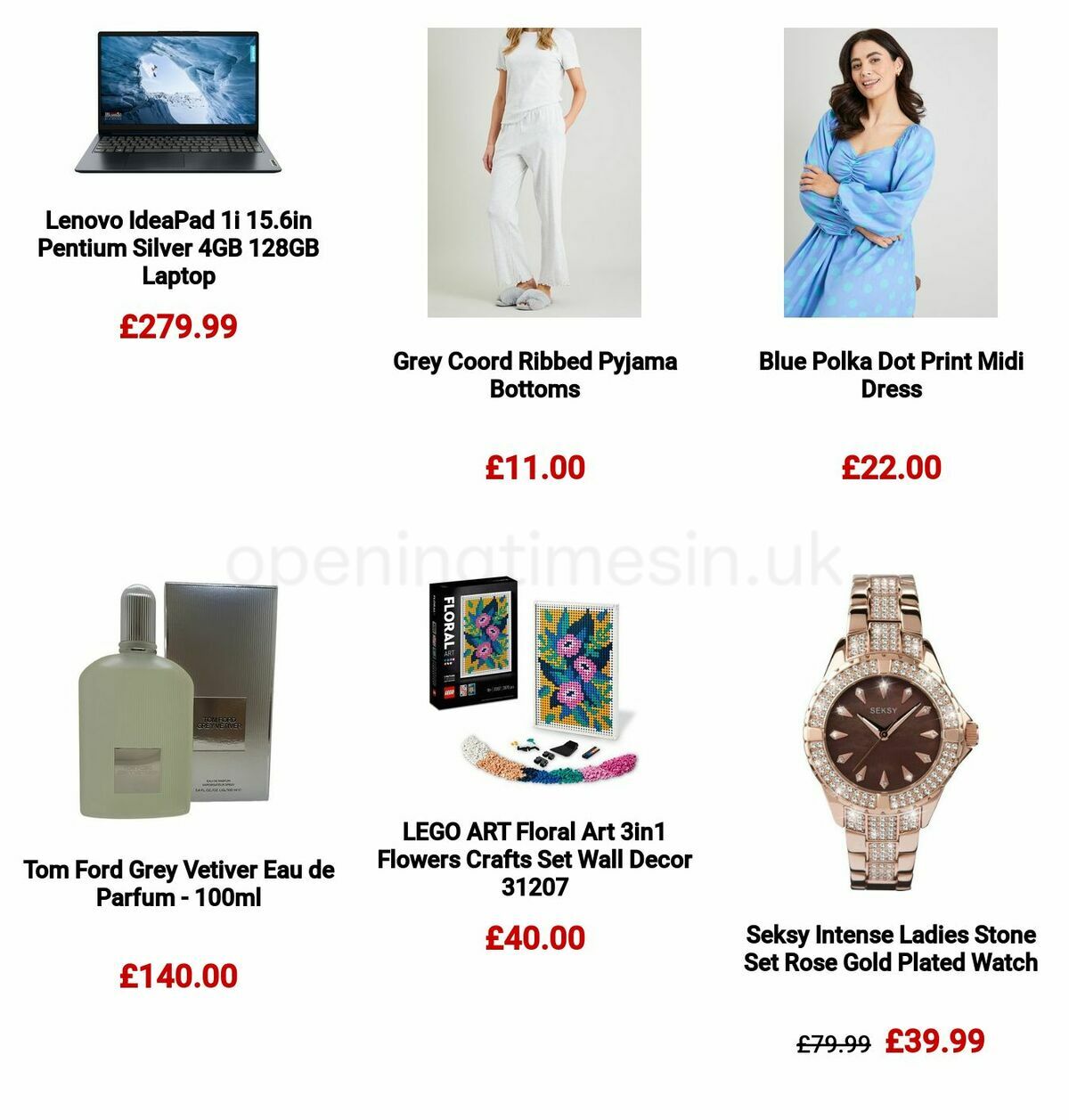 Argos Mother's Day Offers from 24 February