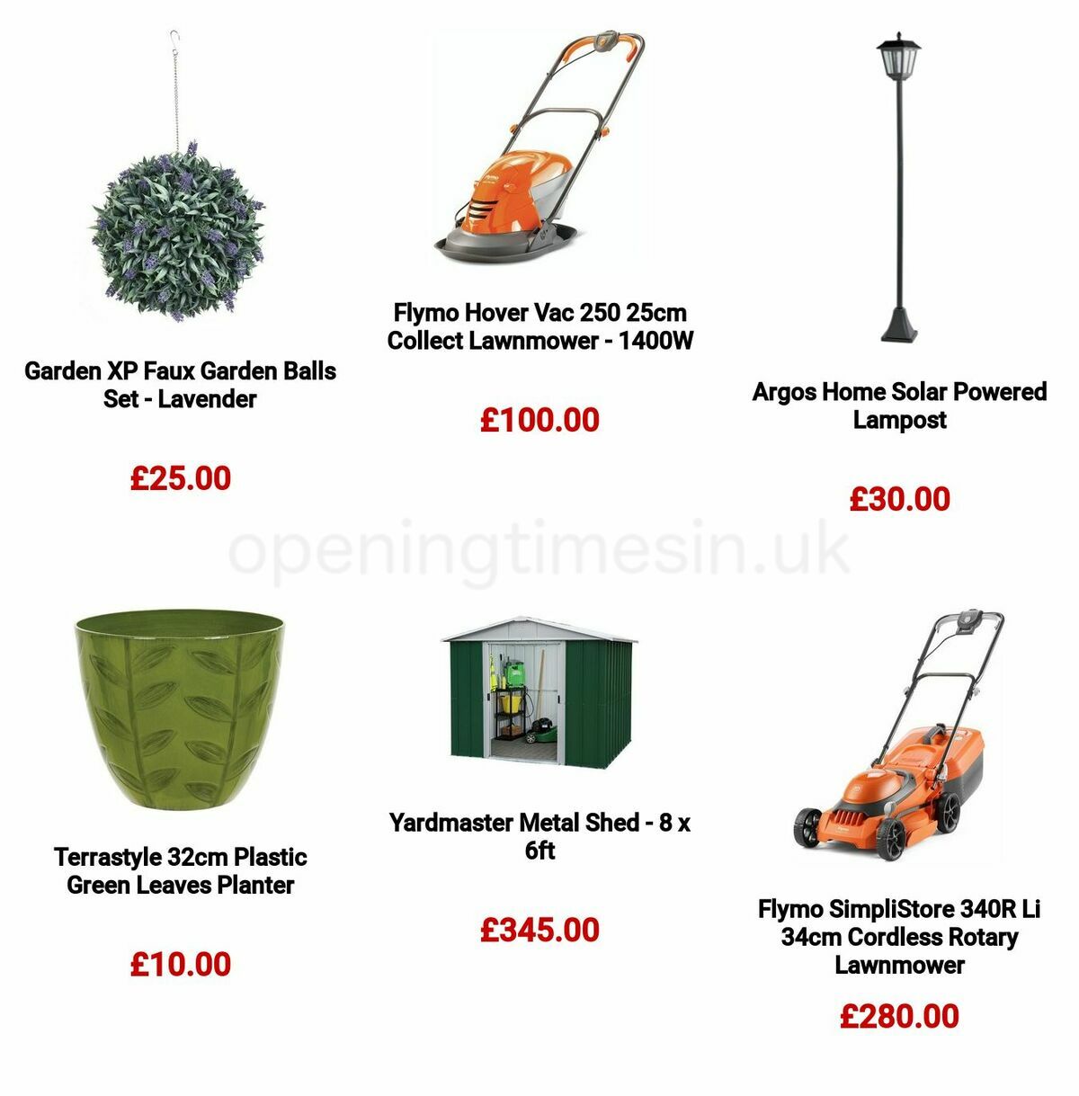 Argos Offers from 6 March