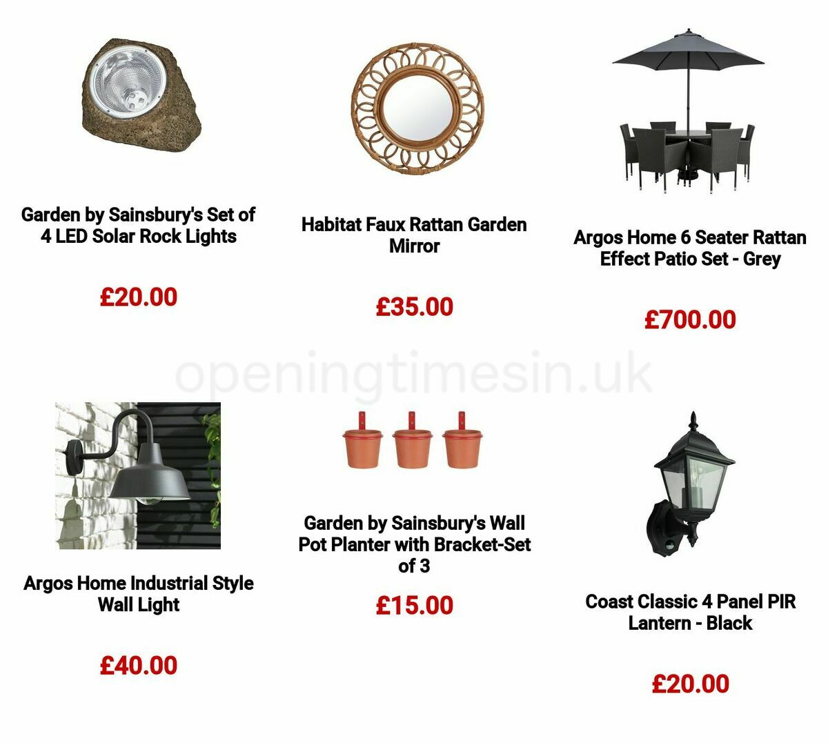 Argos Offers from 6 March