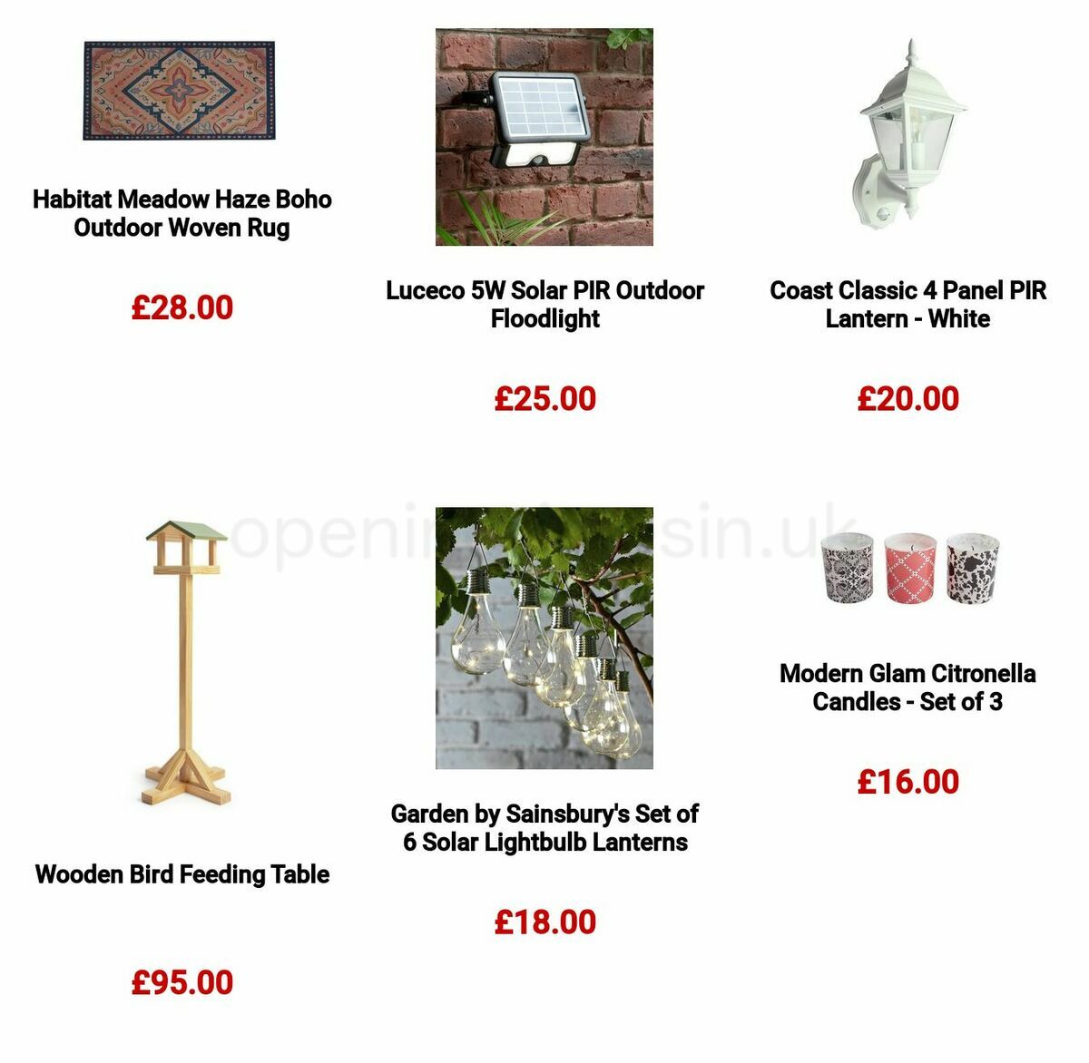 Argos Offers from 6 March